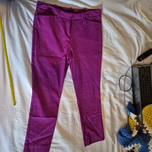 NEW..Perfect Purple Pants by Worthington. Size 6.